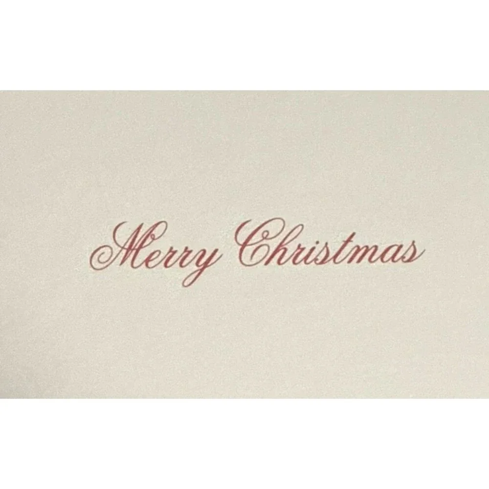 Oddballs Vintage Watercolor Greeted Christmas Card Box Of 10 - Breezeway Wreath
